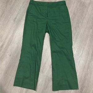 J. Crew Forest Green Flare Pants